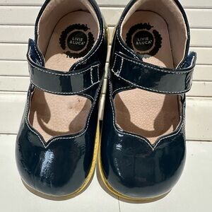 Livie & Luca Navy Patent Leather Dress Shoes